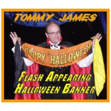 Flash Appearing Happy Halloween Banner